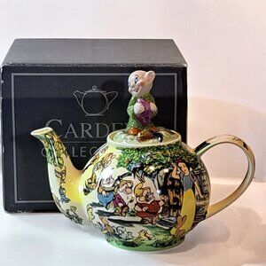 Disney Showcase Character Collection Snow White Seven Dwarfs Teapot Dopey Cardew